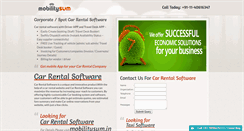 Desktop Screenshot of carrentalsoftware.in