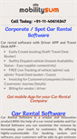 Mobile Screenshot of carrentalsoftware.in